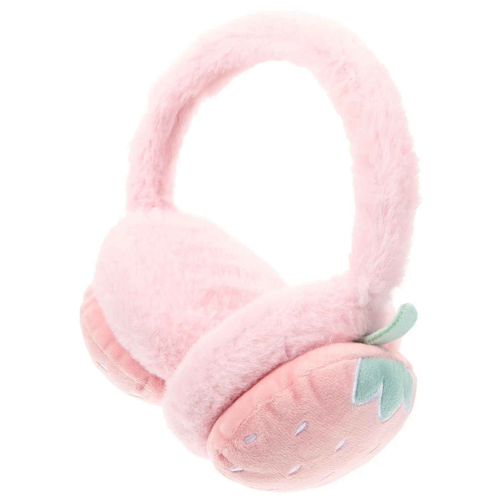 

Earmuffs Warm Ear Cover Women Lightweight Foldable Soft Ear Muffs Cute Strawberry Cartoon Design for Outdoor