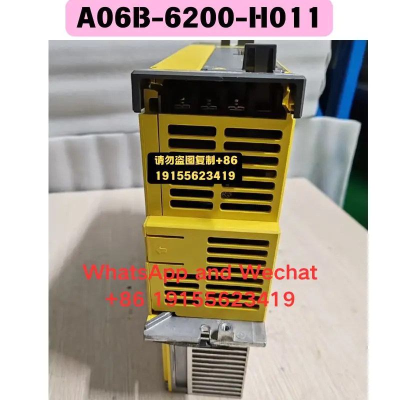 Used OEM disassembled parts Driver A06B-6200-H011 Functional test OK Quick delivery