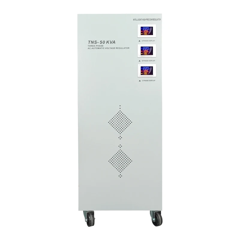 SHGF wholesale sales TNS 20KVA three-phase automatic voltage regulator SVC AC LCD screen 380V copper coil industrial use