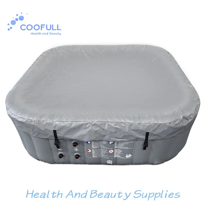 Coofull Manufacturer's 3-Layer Reinforced PVC Inflatable Jacuzzi Hot Bath SPA Tub for Adults Outdoor Use in Garden