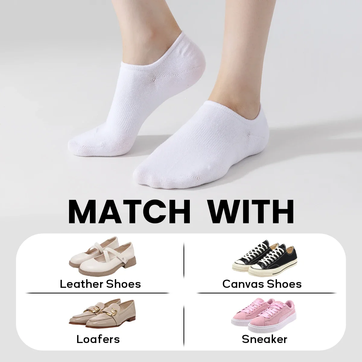 6 Pairs No Show Socks Womens and Mens Low Cut Ankle Short Running Novelty Casual Cotton Invisible Liner Socks With No-Slip Grip