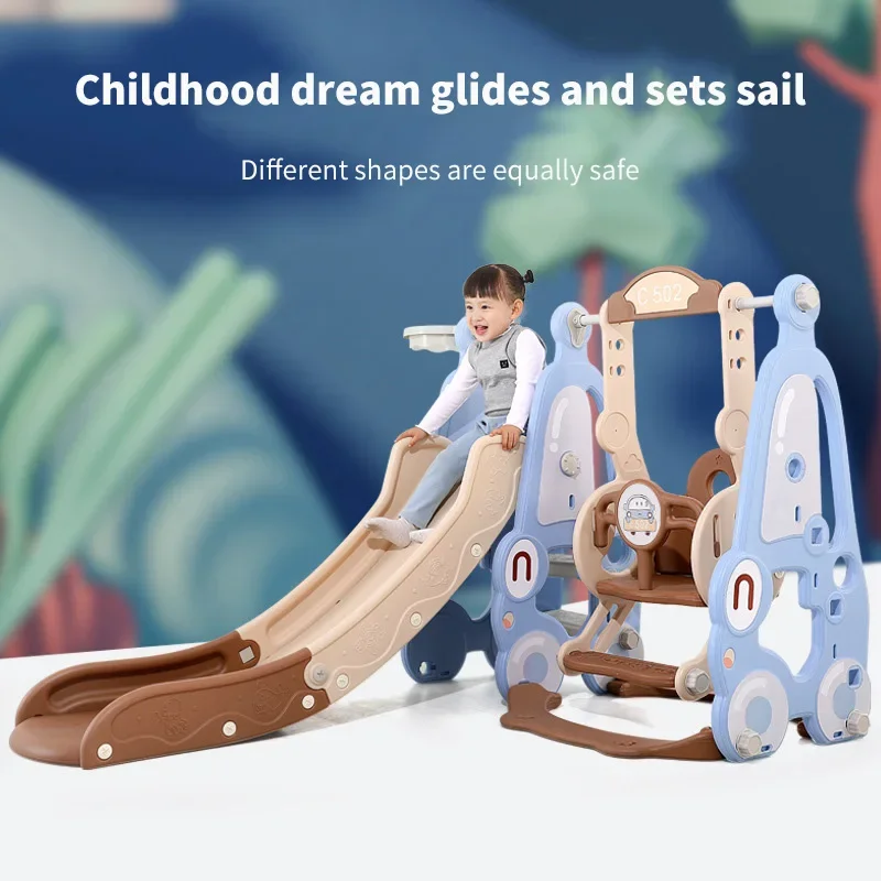 High quality new wholesale toddler indoor baby plastic sliding toys kids slides for children playground  slide swing play set