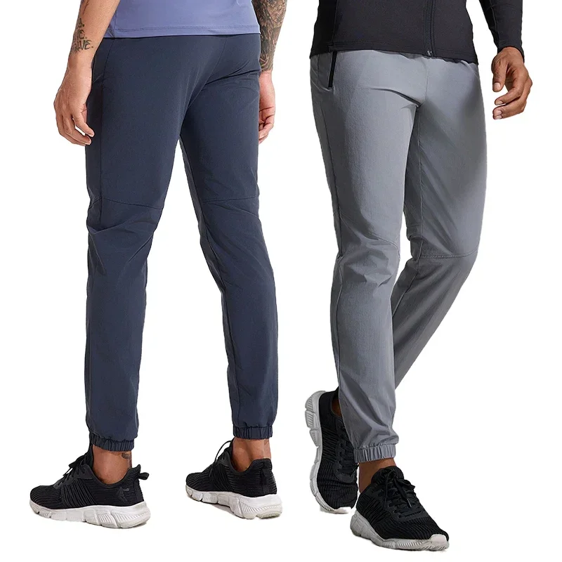 Celana panjang olahraga pria, celana berkeringat Lycra Fitness lari basket pakaian Dry Fit Pan Gym Man Workout Sweatpants Dry Fit