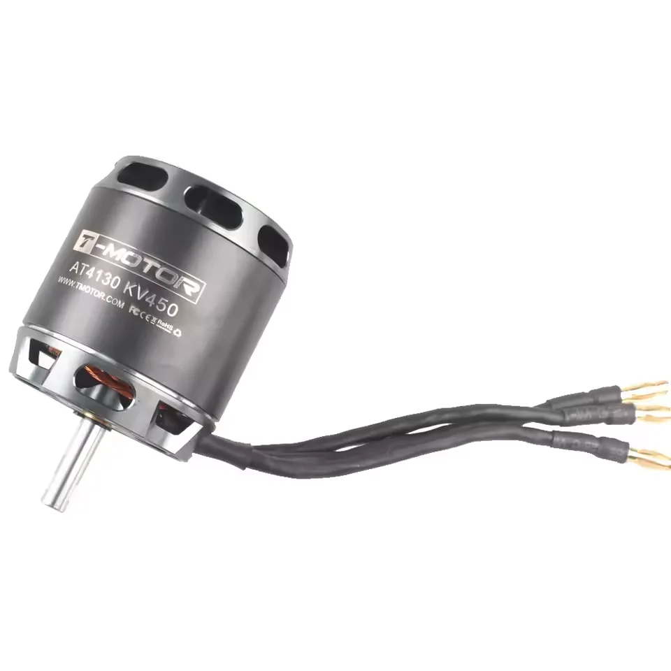 T-MOTOR AT4130 230/300/450KV 롱 샤프트 고정익 VTOL 맞춤형 UAV 드론 전기 모터 OEM 또는 ODM RC 드론 DIY 부품용