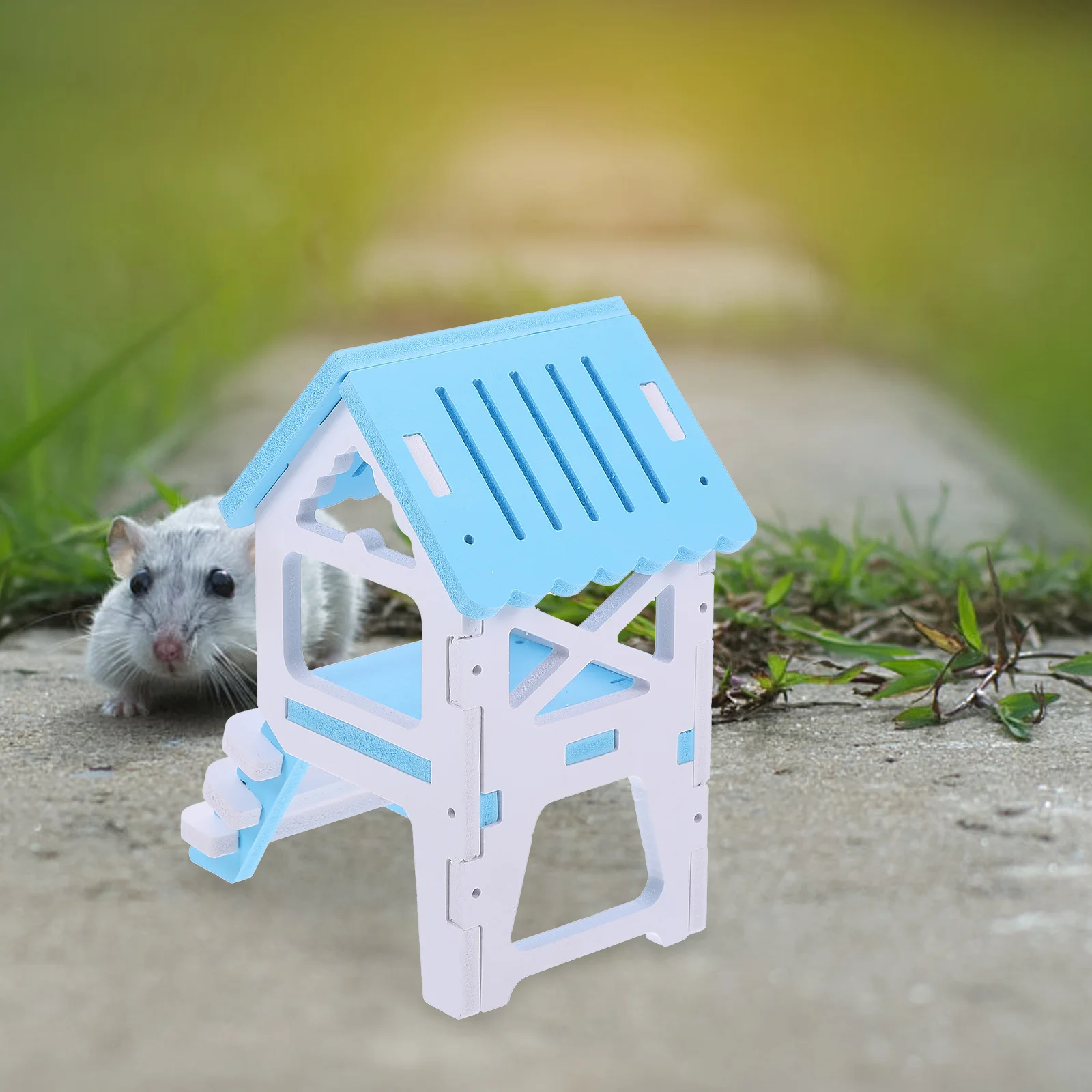 

Stable Material Hamster House Multipurpose Hideout for Small Animals Privacy Living Space Suitable All Seasons Gift Idea