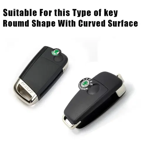 10 best sales skoda key logo sticker - №2