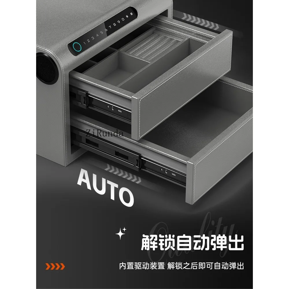 Drawer safe Fingerprint password Bluetooth smart anti-theft invisible double drawer safe