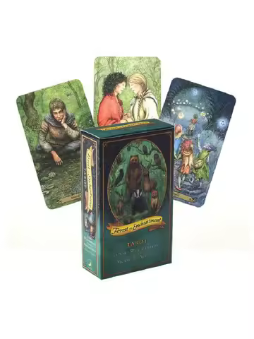 Hot Selling Forest Of Enchantment Tarot Leisure Entertainment Card Family Gathering Divination Deck Tarot Board Playing Card Gam