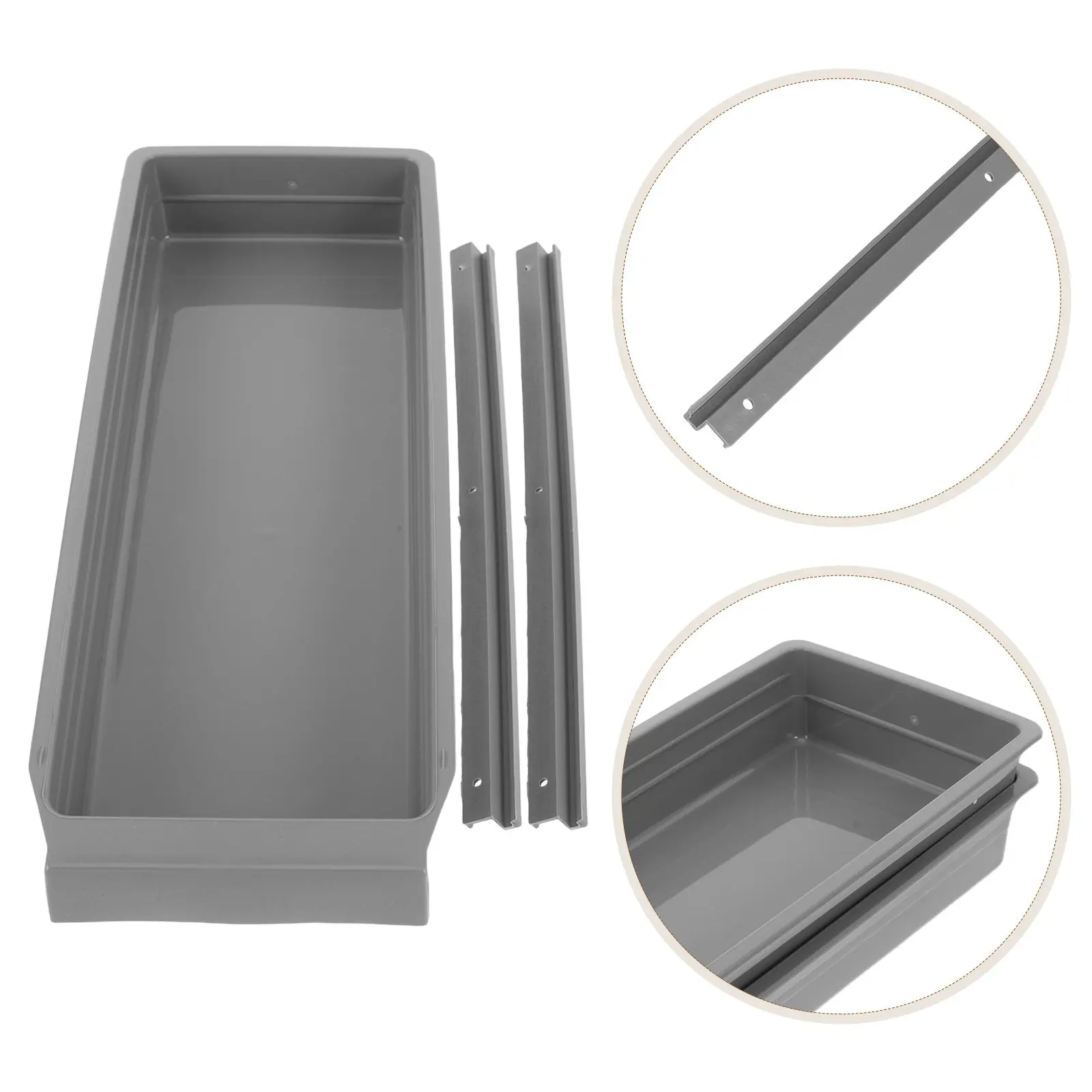 

2 комплекта промышленных выдвижных ящиков для швейных машин из высокопрочного пластика, синхронизированные, гладкие, для промышленных швейных машин с плоской станиной