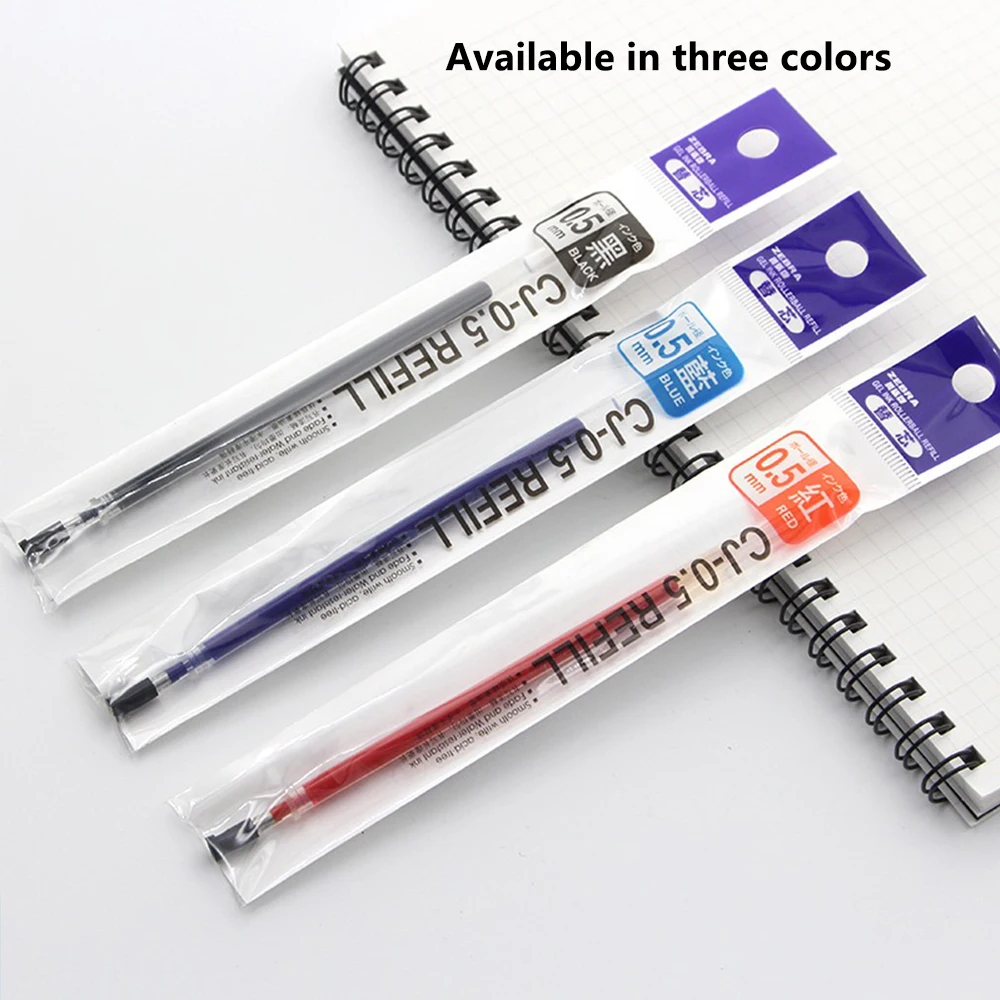 10pcs Japan Zebra CJ-0.5 Gel Pen Core 0.5mm Suitable for JJ1/JJ4/JJ100 Signature Pen School Acsesories Kawaii Stationery