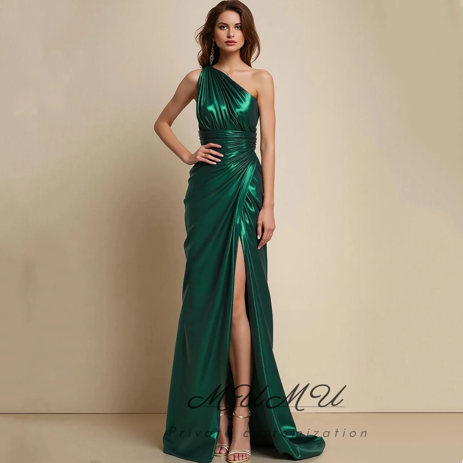 

MuMu Customized Платье Вечернее Prom Dress Elegant Party Dresses 2025 فساتين سهرة Luxurious Women's Evening Dresses green dress