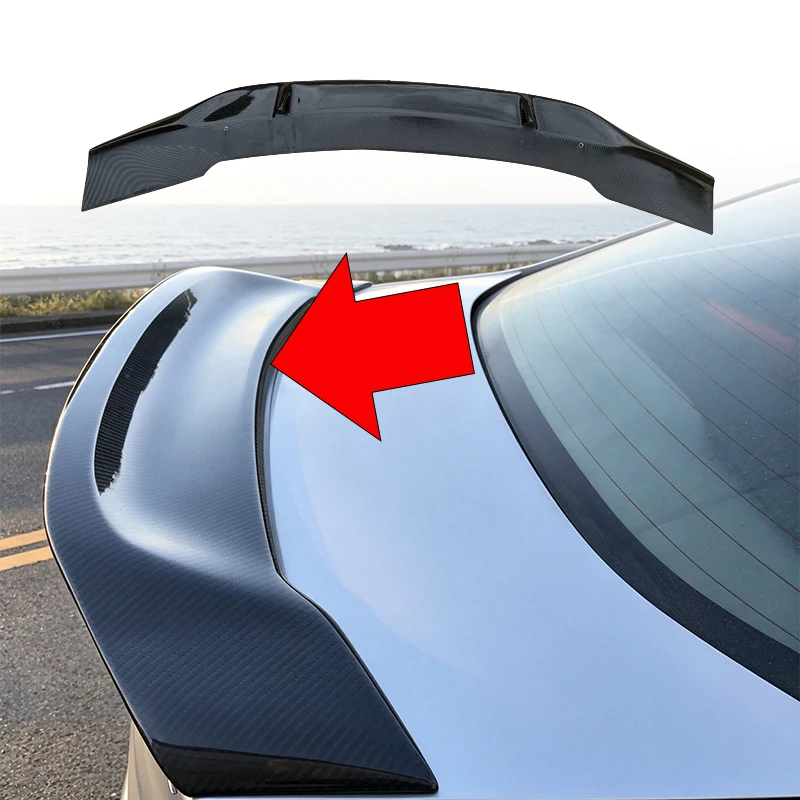 09‑12 Rear Trunk Spoiler Wing For Honda City 2009‑2012 Car Exterior Body Kit Accessories Auto Sport Modification Decorative Lip