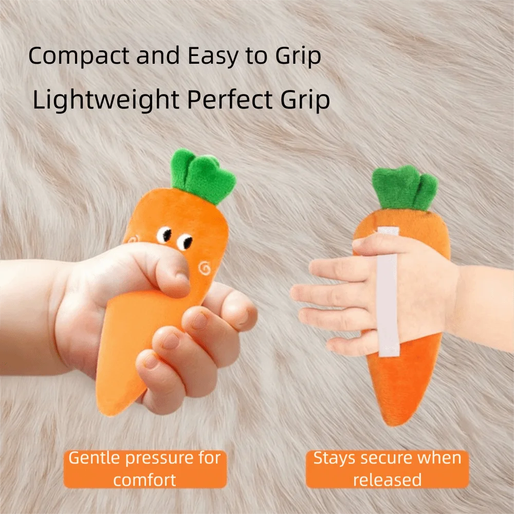 かわいいモンテッソーリなだめるようなニンジンの赤ちゃん用おもちゃ、落ち着く睡眠、飛び跳ねない赤ちゃん、なだめるような睡眠、柔らかい光、新生児の睡眠、バナナ