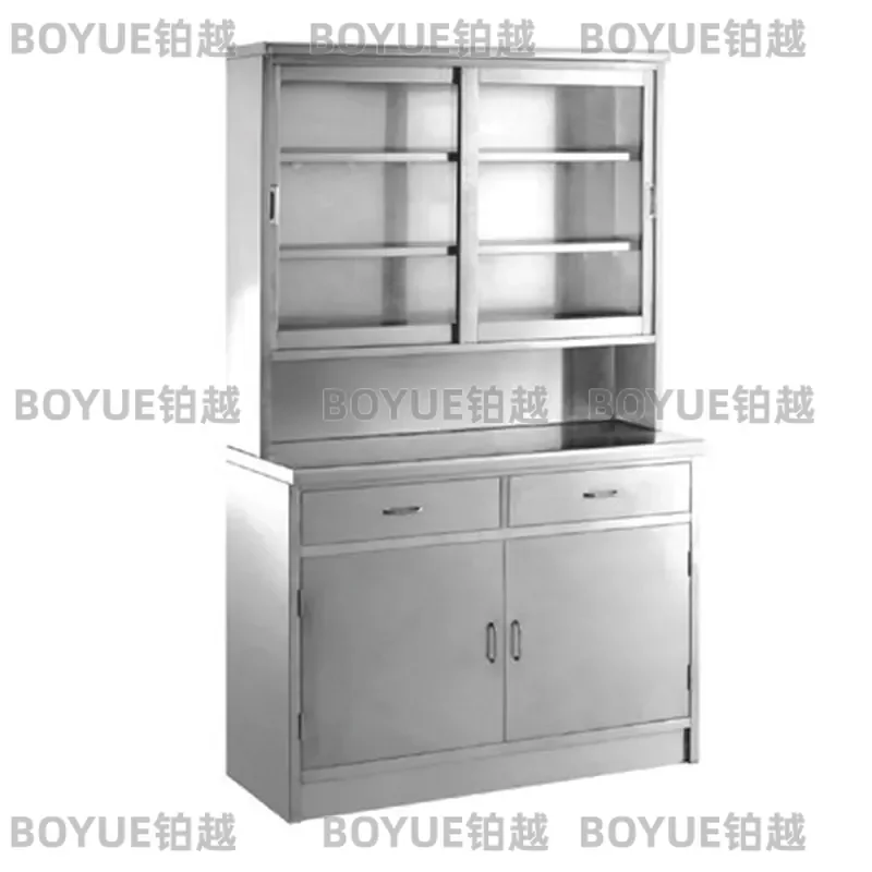Stainless Steel File Cabinet Office Locker Storage Unit Metal Document Organizer Secure Workplace Cupboard for Home Business
