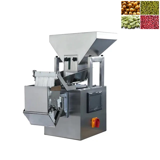 Small snack biscuit single head linear scale weighing filling measuring scale small business machine