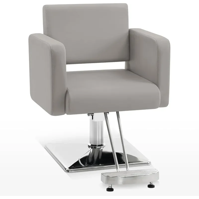 Salon Chair for Hair Stylist Beauty Barbershop 3805 Grey
