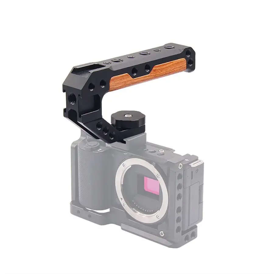 Für Canon EOS R8 DSLR Kamera Käfig Rig Top Griff Grip Kalten Schuh Montieren 3/8 "1/4" ARRI Stativ video Schutz Gehäuse Fall – Detail 27