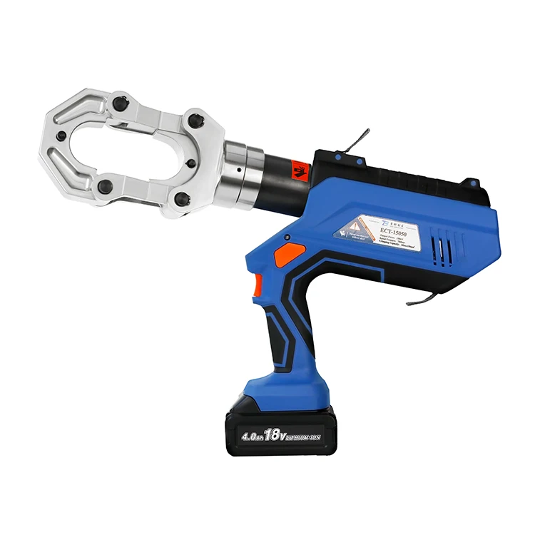 

ECT-15050 Battery Cable Hydraulic Crimper Connector Copper Cordless Electric Crimping Tool