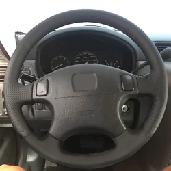 For Acura CL 1998-2003 For Honda CRV CR-V Accord 6 Odyssey Prelude Civic 1996-2002 Steering Wheel Hand-stitched Leather Cover