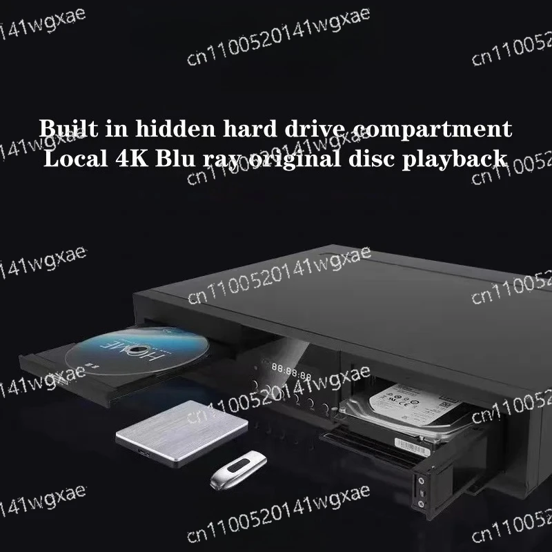 

4K Blu-ray 3D медиаплеер, DTS HD проигрыватель с поддержкой жестких дисков для домашнего кинотеатра, DVD-плеер высокой четкости