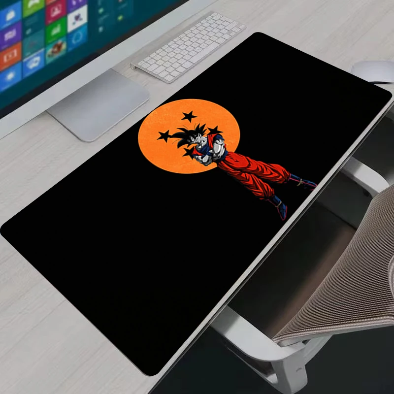 D-Dragon Ball Z Non‑slip Anime Desk Mat Gamer Office Laptop Pc Computer Keyboard Mousepad Gaming Pad for Best Gif