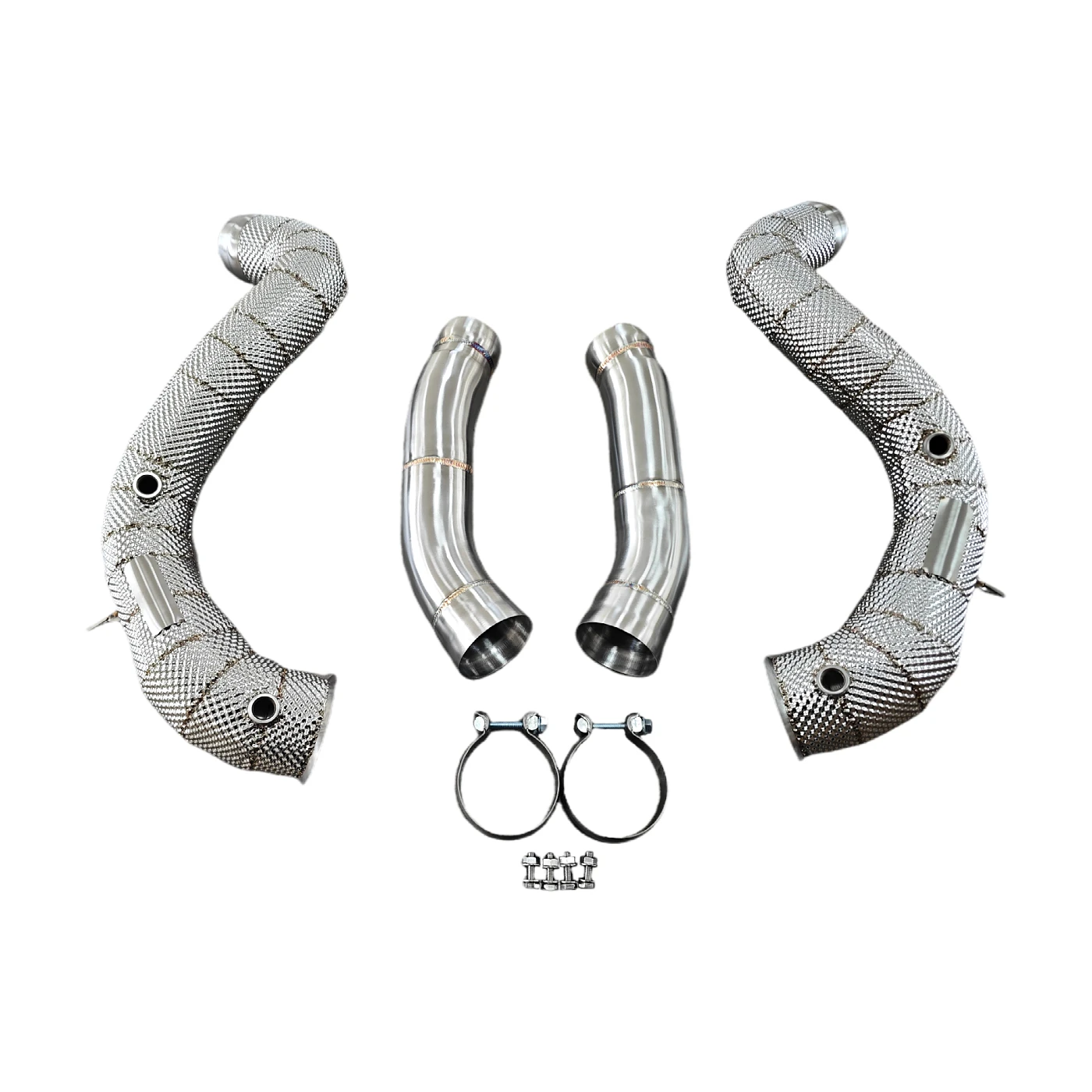 

AKS Heatshield Racing Exhaust Downpipe For Mercedes-Benz C63 C63S AMG W205 4.0T Downpipe