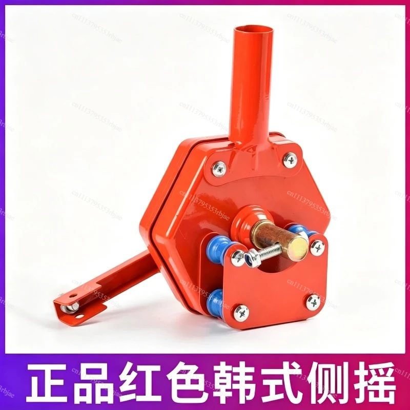Greenhouse vegetable greenhouse accessories ventilation lifting device side wall film self-locking greenhouse hand winch