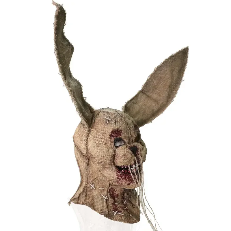 Cafele Bloody Rabbit Bunny Mask Halloween Scary Mask Creepy Halloween Cosplay Costume Props Halloween Party Animal Dress Up