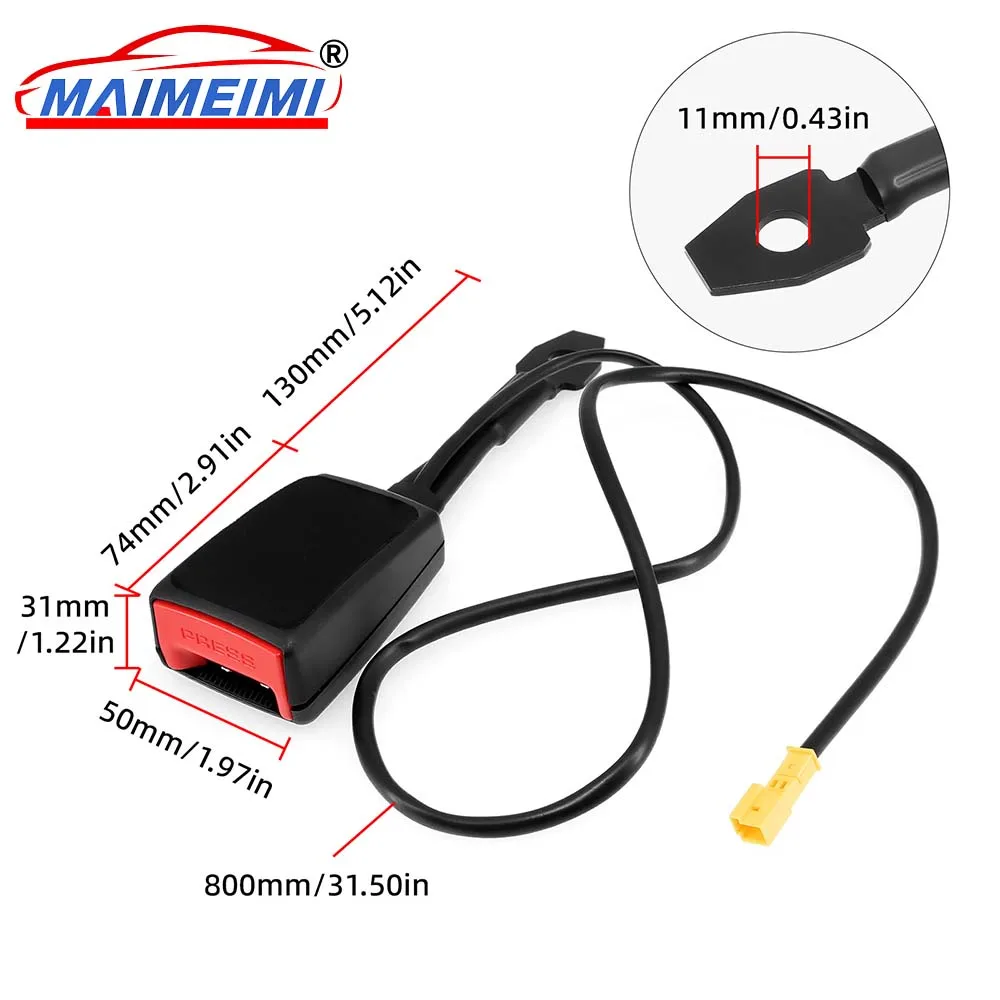 

A90686003699051 Высококачественные пряжки переднего ремня безопасности для Mercedes Benz W906 Sprinter с предупреждающим тросом, черный