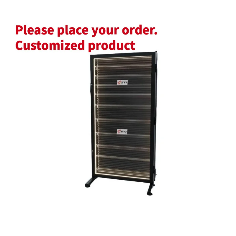 custom.Factory Price Modern Wall Mounted Straight Single Design Lockable Eco-Friendly Trading Card Display Sport Cards TCG Displ