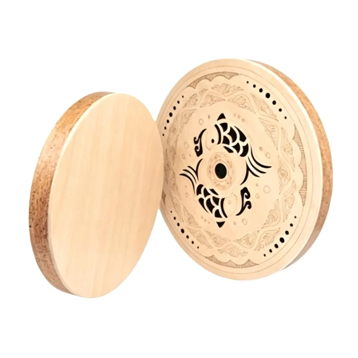 2026 New Solid Wood Stream Drum Ocean Rain Sound Meditation Yoga Sound Healing Professional Percussion Instruments