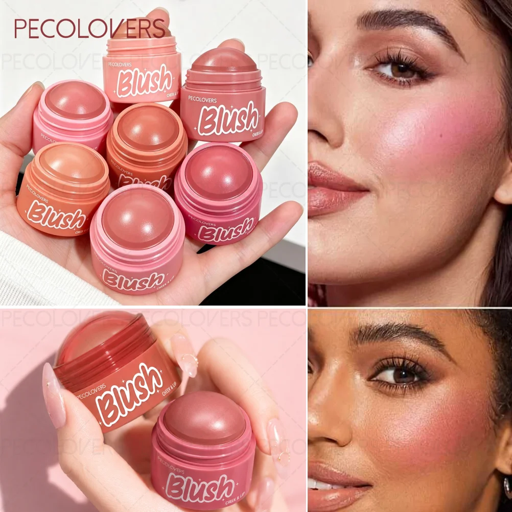 1PC Multi-Use Cream Blush, Waterproof, Smooth Cheek & Lip Tint, Natural Long Lasting Cream Blush for Daily Face Makeup