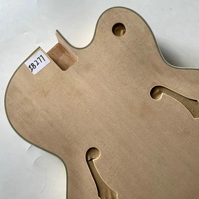 IB277 Full Hollowbody for 6 String Jazz Guitar Unfinished No Paints DIY Replace Electric Guitar EPI Oeiginal and Genuine DIY