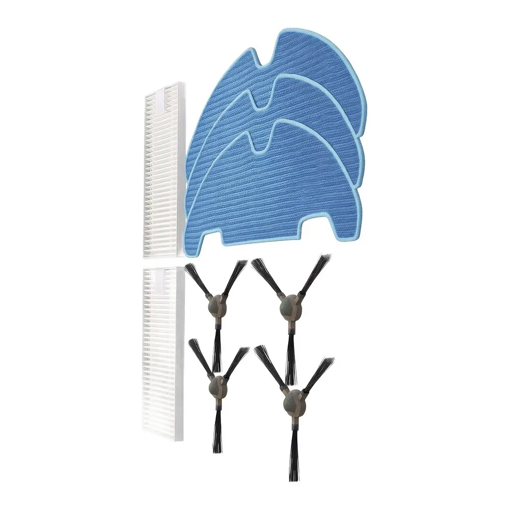 For Lefant M310 Robot Vacuum Cleaner Spare Parts Kit with Side Brushes Filter Material and Absorbent Mopping Cloths