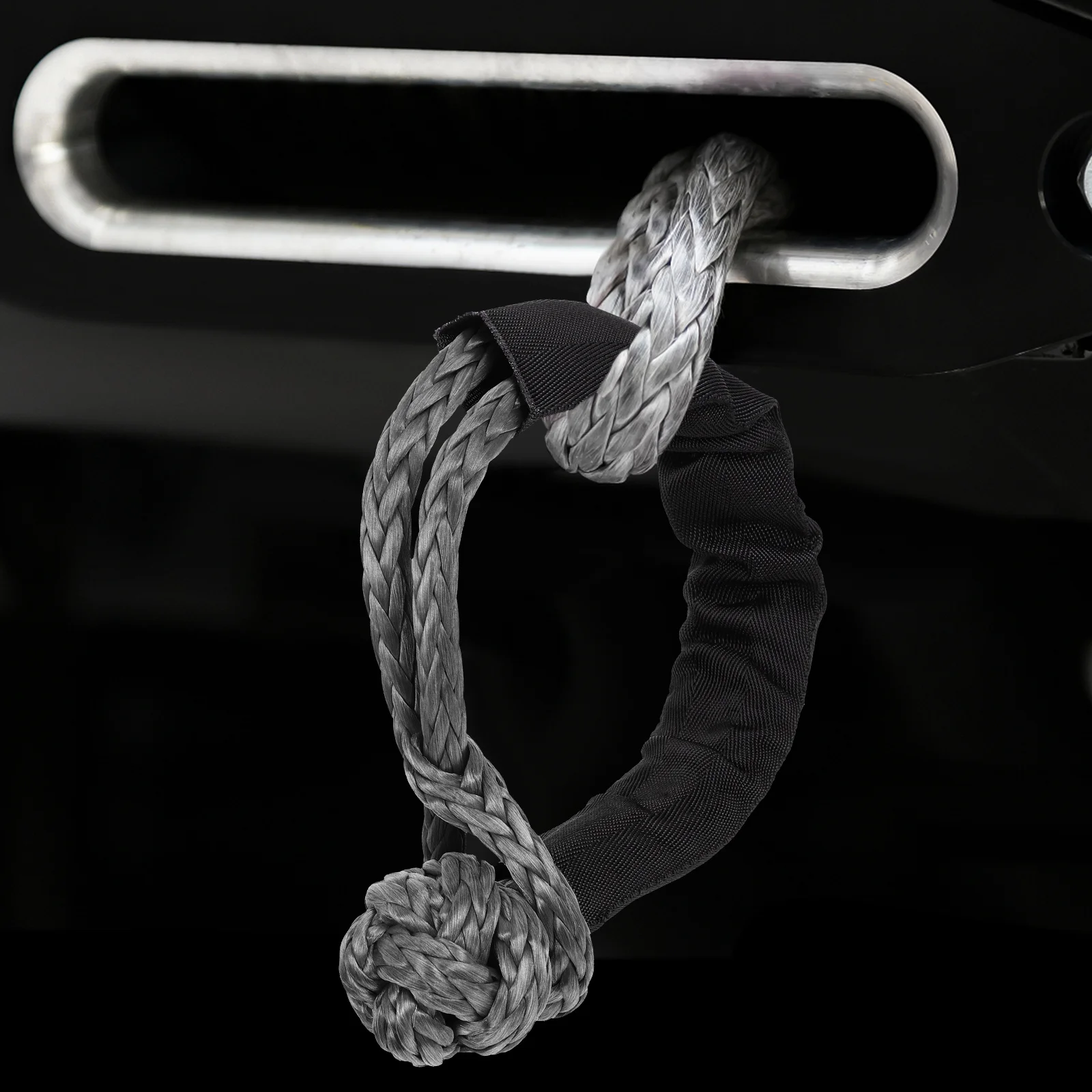 

1Pcs Nylon Durable Strong Shackle Lightweight Portable for Outdoor Off Road Towing Winch Cable Durable Shackle