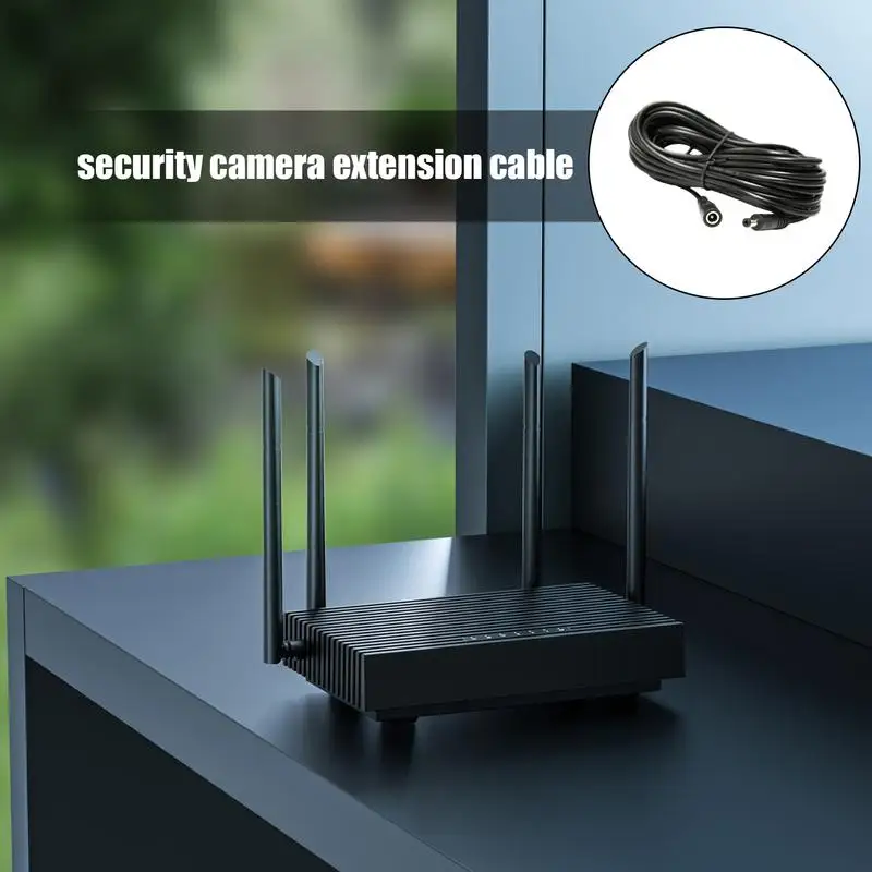 DC Camera Extension Cable DC 12V Security Camera Extender Cable Male To Female Stable Data Transmission Supply Adapter Cable For