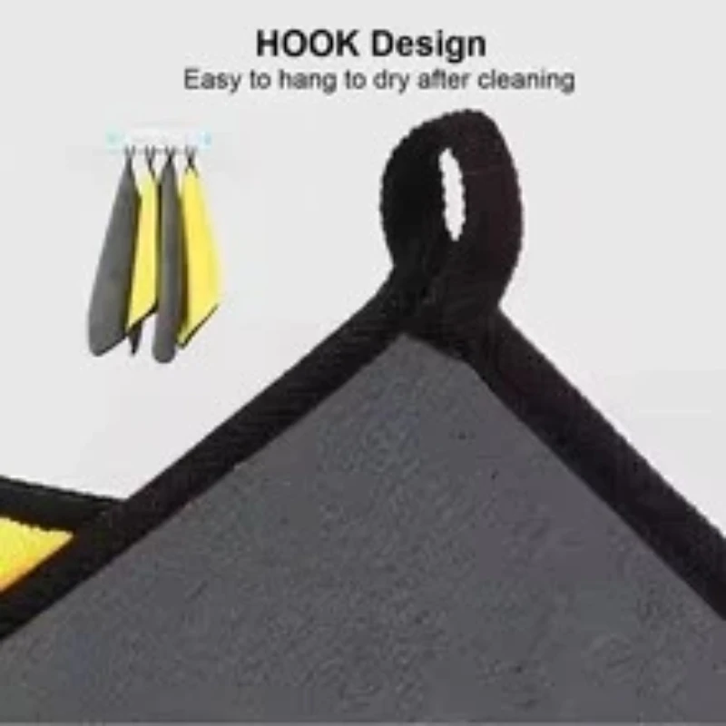 Car Cleaning Towel Thick Double-layer Soft Quick Drying Cloth Household Cleaning Special Towel Cleaning Cloth Kitchen Film Cloth