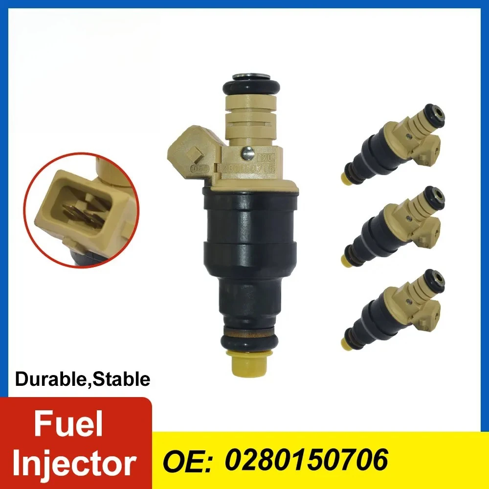 1/4PCS Fuel Injector 0280150706 Petrol Injection Nozzle For Commodore Magna Saloon Estate 928 959 Engine Fuel System Parts