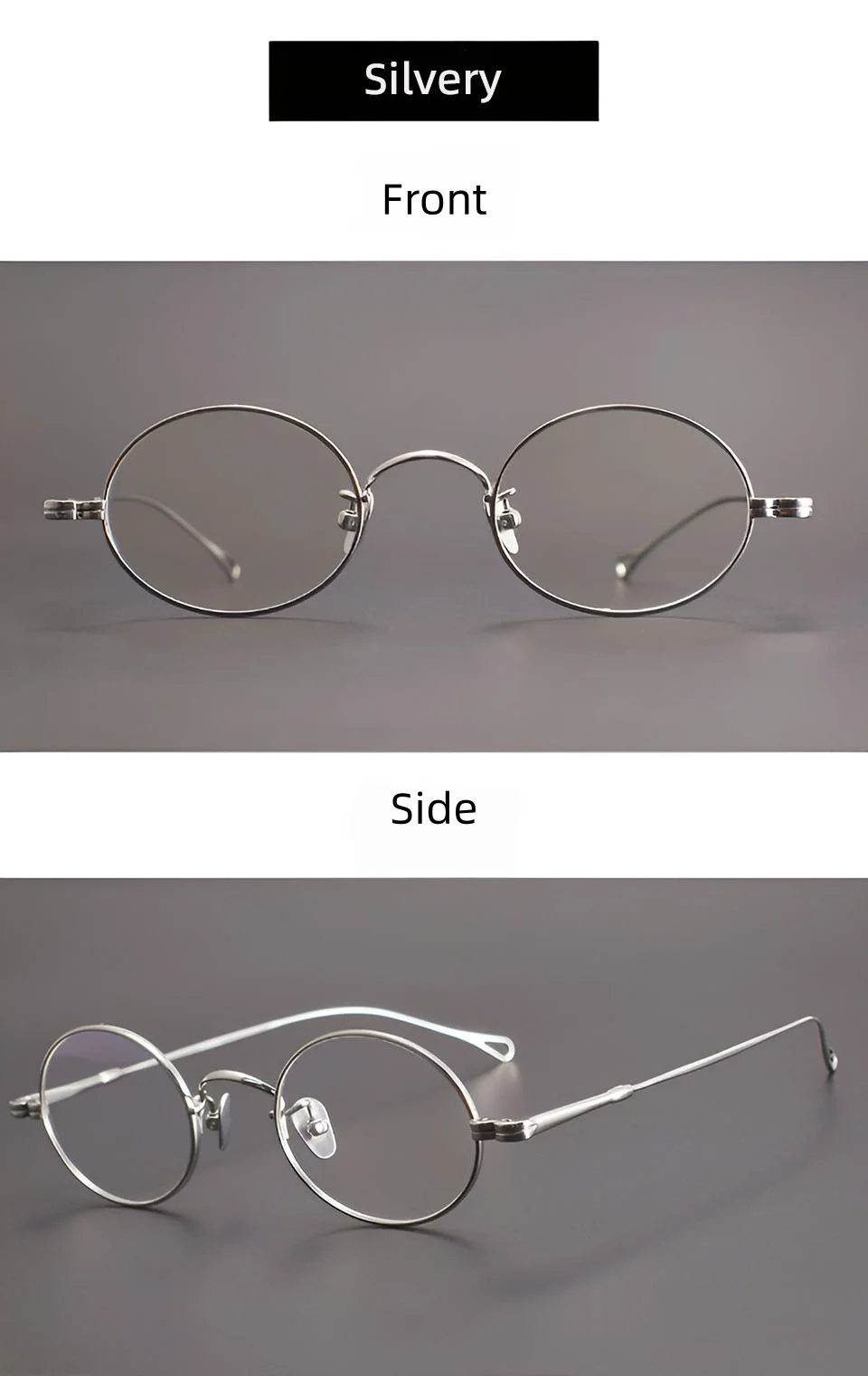 Classic Retro Lightweight Titanium Alloy Frameless Men and Women Commercial Style Design Computer Reading Myopia Glasses Frame