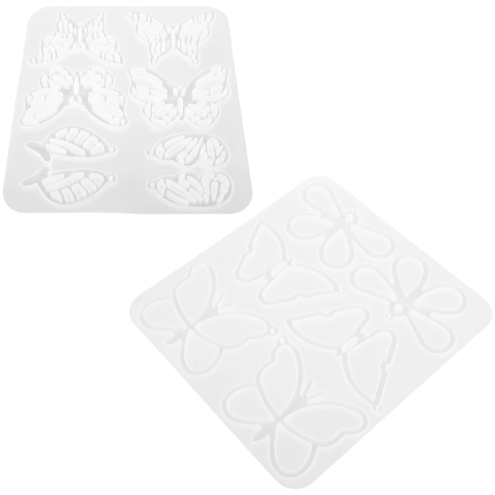 

152 Pieces Butterfly Earring Mold Silicone Jewelry Making Supplies Flexible DIY Resin Craft Pendant Molds Accessories Parts