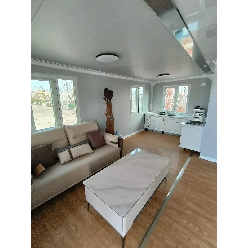 YG Customized 40ft 20ft 2 Bedroom Double Wing Expandable Steel Luxury Container Prefabricated House Modern Design Easy Folding A