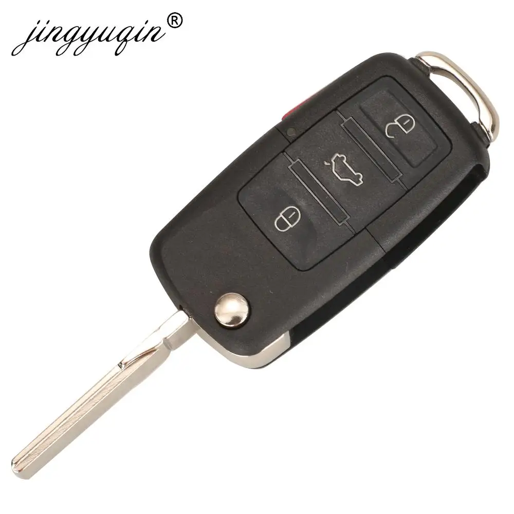 Jingyuqin 1J0959753T 315Mhz ID48 Remote Car key Fob for VW Volkswagen Beetle Golf Jetta GTI Passat Key FOB Transmitter Control