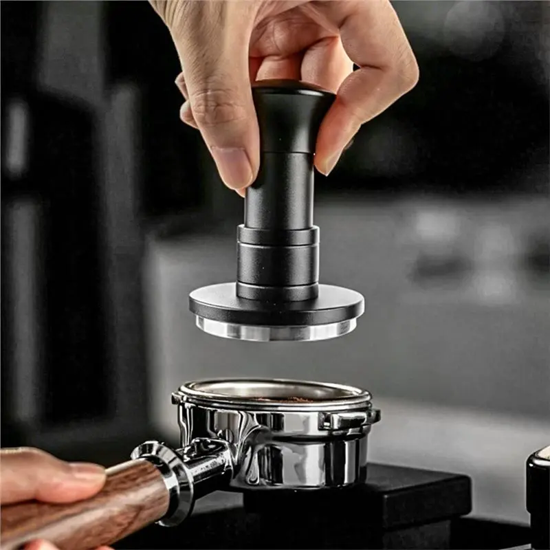 FYBL-Calibrated Spring Loaded Coffee Tamper Constant Force Impact With Audio Feedback Espresso Tool
