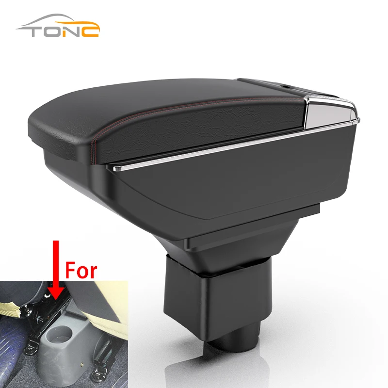

For Chery A1 2007-2011 car armrest box central storage box with cup holder car interior modification details accessories