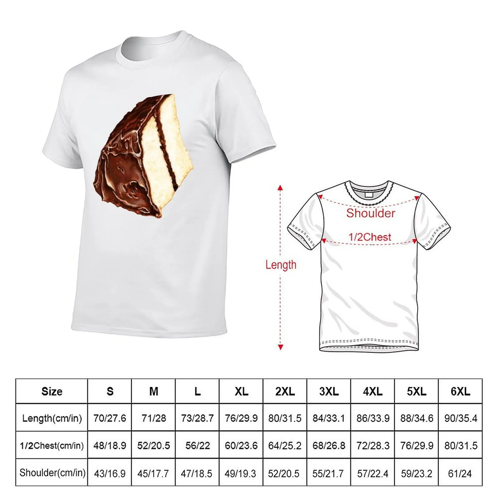 Cake Slice Pattern T-Shirt animal prinfor boys funny gifts black t shirts for men