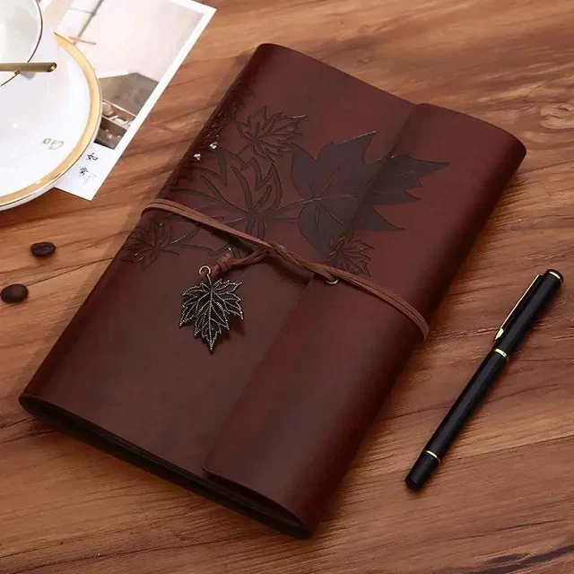 A7/A6/A5 Travelers Vintage Notebook PU Leather Blank Kraft Diary Note Book Journal Sketchbook Stationery School Office Supplies