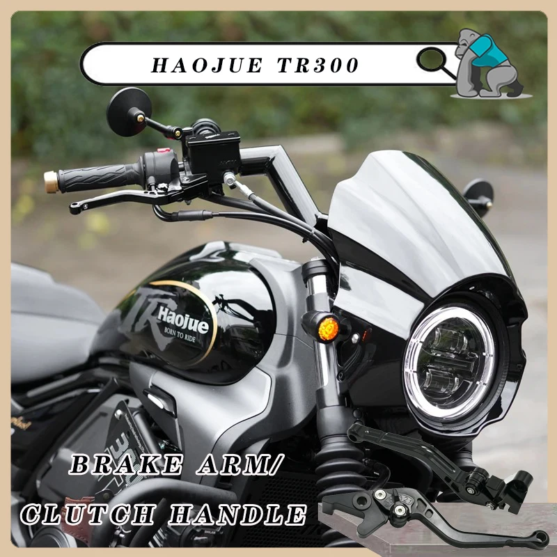 Brake Clutch Handle Levers Hydraulic Brake Booster Pump & Front Brake Master Cylinder For HAOJUE TR300 / TR300 Cruiser Plus