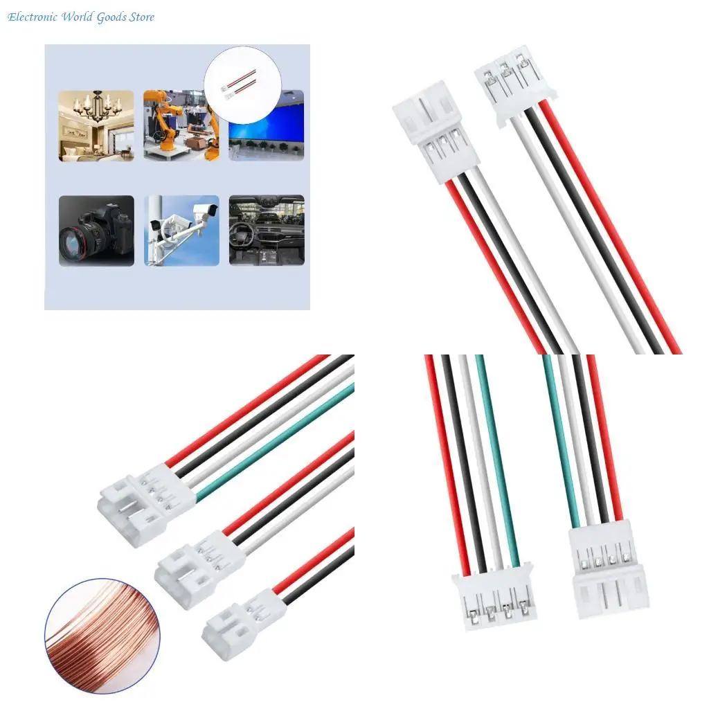 A3PD 30-count PH2.0 Aerial Connector Wire Heavy Duty PVC Housing Metal Conductors Cord line Stable Transfer