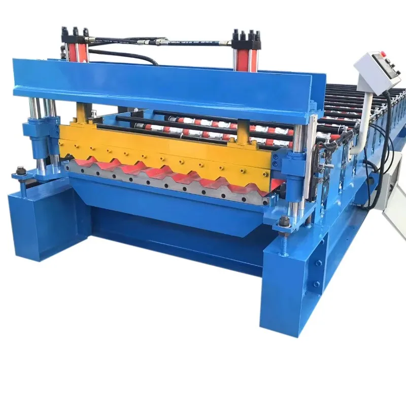 YG Customized 0.3-0.8mm R72 R101 Hebei Trapezoidal Metal Sheet Roof Tile Roll Forming Automatic PLC Controlled Machine