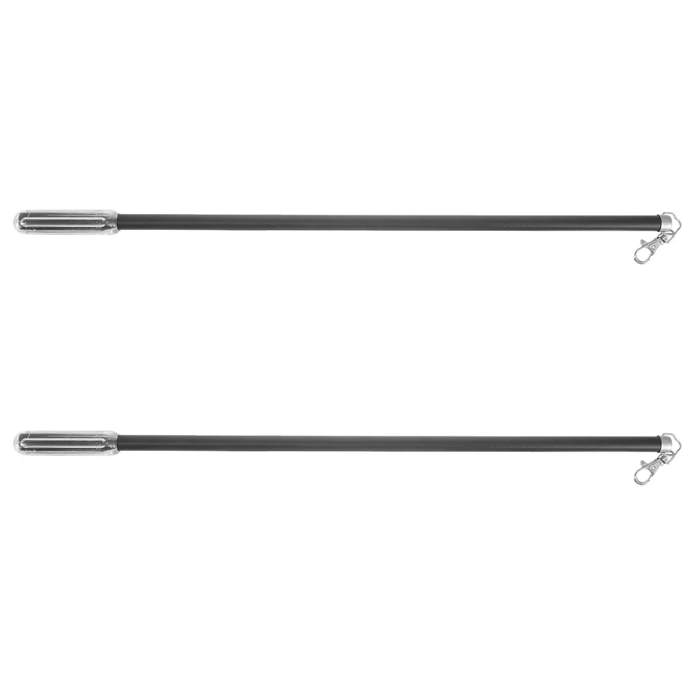 2Pcs Curtain Pull Rod Roman Rod Compatible Manual Push Pull Curtain Handle Wand for Easy Opening Closing Window Treatment